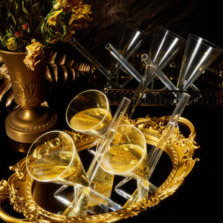 Champagne Shooter Champagne Flutes Glasses Unbreakable Acrylic With Stand Bridesmaid Proposal Box St