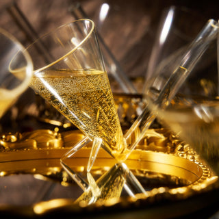 Champagne Shooter Champagne Flutes Glasses Unbreakable Acrylic With Stand Bridesmaid Proposal Box St