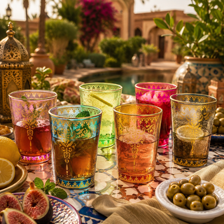 Moroccan Glasses Artisan Hand Made Multipurpose Premium Barware Gift