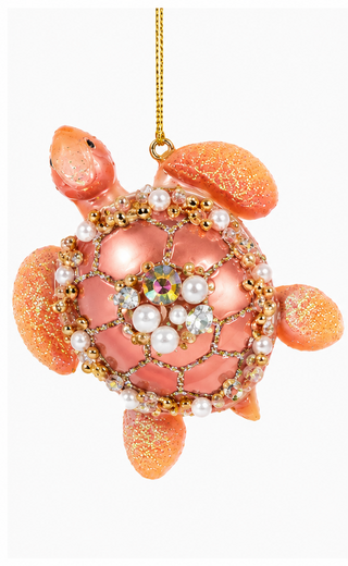 Jeweled Sea Turtle Ornament