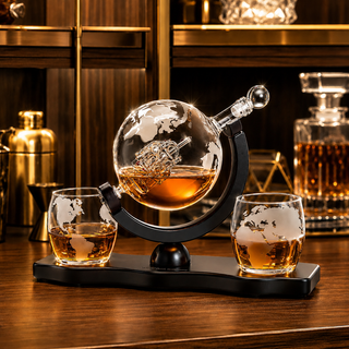 Airplane Whiskey Decanter Gift Premium Barware Gift Elegant Drinkware Collection