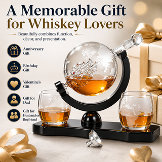 Airplane Whiskey Decanter Gift Premium Barware Gift Elegant Drinkware Collection