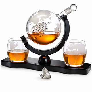Airplane Whiskey Decanter Gift Premium Barware Gift Elegant Drinkware Collection