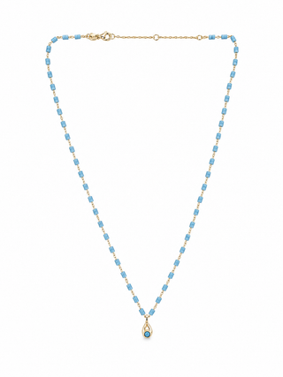 Turquoise Teardrop Necklace