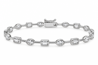 Serena Bezel Tennis Bracelet