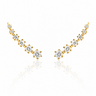 Celina CZ Bar Earring