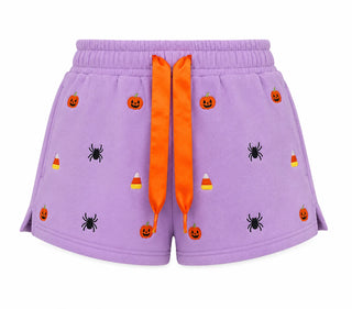 *Pre Order* Brianna Cannon Lavender Spooky Fleece Shorts