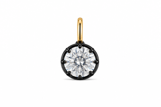 Georgian Bezel Round Cut Charm