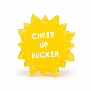 Cheer Up Fucker - Acetate Hair Claw Clip