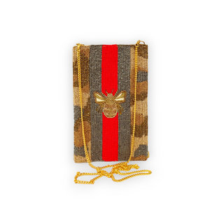 Bee Mobile Pouch Crossbody Bag