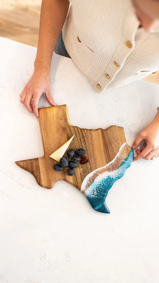 Texas Acacia Cheese Board