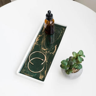 Small Ceramic Resin Trays - Jade