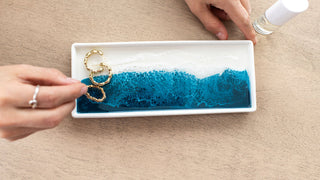 Small Ceramic Resin Trays - Ocean Vibes