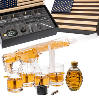 Ar15 Whiskey Decanter Gift Premium Barware Gift Elegant Drinkware Collection