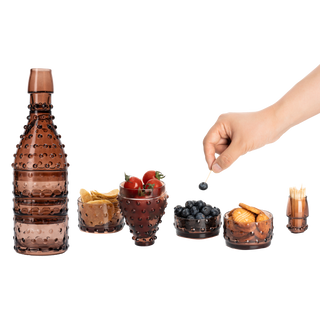 Essential Stacking Bowls Drinking Glasses 5 Tier For All Sorts Of Dishes Toothpicks Fruits Cheese Me