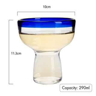 Hand Blown Margarita Glass Luxury Hand Blown Confetti Margarita Martini Champagne Gl