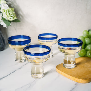 Hand Blown Margarita Glass Luxury Hand Blown Confetti Margarita Martini Champagne Gl