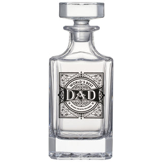 Gift For Dad Whiskey Decanter Gift Set 730ML Decanter 2 Whiskey Glass Fathers Day Birthday Housewarm