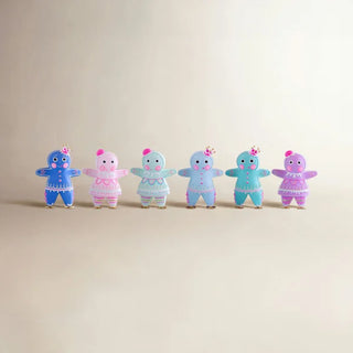 Glitterville The Rainbow Gingers - Dough Tabletop Figure