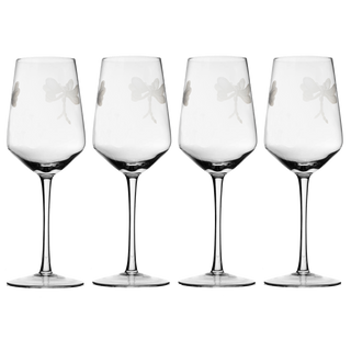 Stemmed Dragonfly Wine Glasses Premium Barware Gift Elegant Drinkware Collection