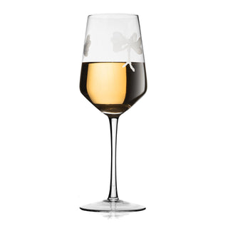 Stemmed Dragonfly Wine Glasses Premium Barware Gift Elegant Drinkware Collection