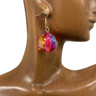 Prism Pop Earrings - Fuschia