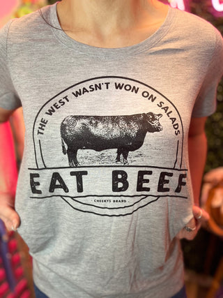 Eat Beef Tee-Ladies