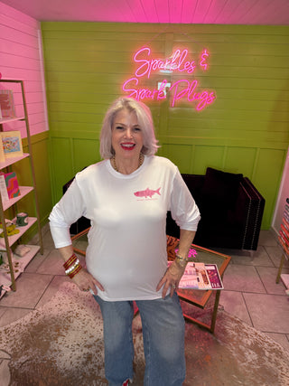 Port Aransas Tarpon Shirt - Pink