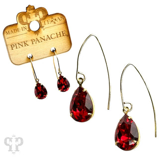 Austrian crystal pear drop earring