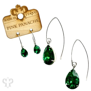 Austrian crystal pear drop earring