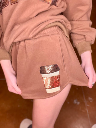 Queen Of Sparkles-Brown Coffee Icon Short