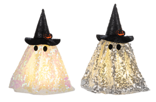 Light Up Sparkly Ghost Decor