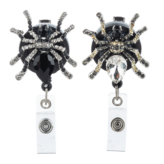 Jeweled Spider badge Reel