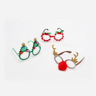 Holiday Glasses - 3 Assorted