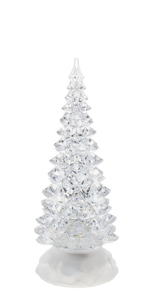 Illuminated Holiday Glitter Tree