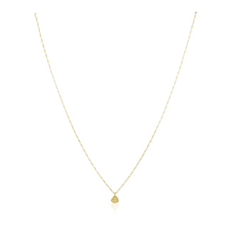 Elsa Mini Heart Necklace White