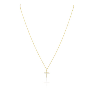 Classic CZ Cross Necklace