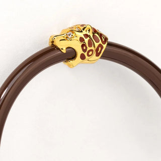 BudhaGirl Fauna Panther All Weather Bangle® (AWB®) - Chocolate