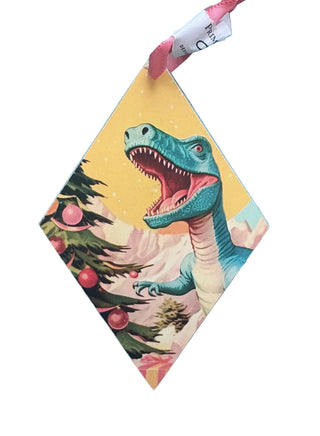 Diamond Dino Ornaments