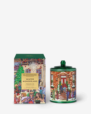 Glasshouse Winter Wonderland Frosted Fir & Snow Gum Candle