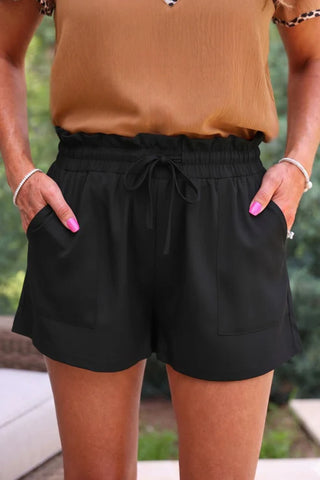 Runway Paperbag Shorts After Dark