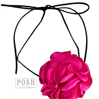 Flower choker necklace, last call