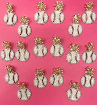 Baseball Earrings