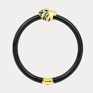 BudhaGirl Fauna Lion All Weather Bangle® (AWB®) - Black