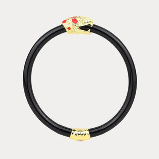 BudhaGirl Fauna Snake All Weather Bangle® (AWB®) - Black