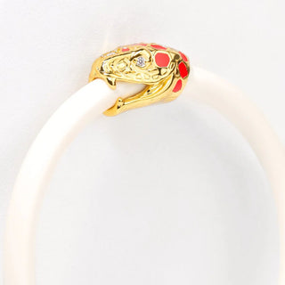 BudhaGirl Fauna Snake All Weather Bangle® (AWB®) - Ivory