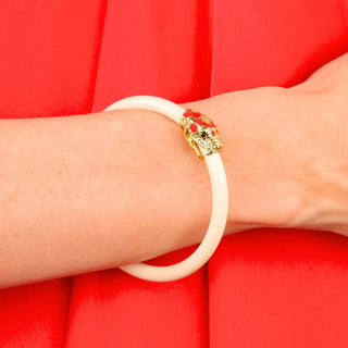 BudhaGirl Fauna Snake All Weather Bangle® (AWB®) - Ivory