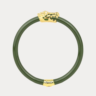 BudhaGirl Fauna Crocodile All Weather Bangle® (AWB®) - Jade