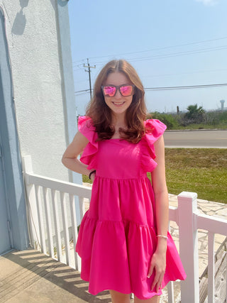 Pink Baby Doll Dress