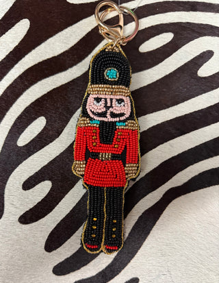 Nutcracker Beaded Keychain